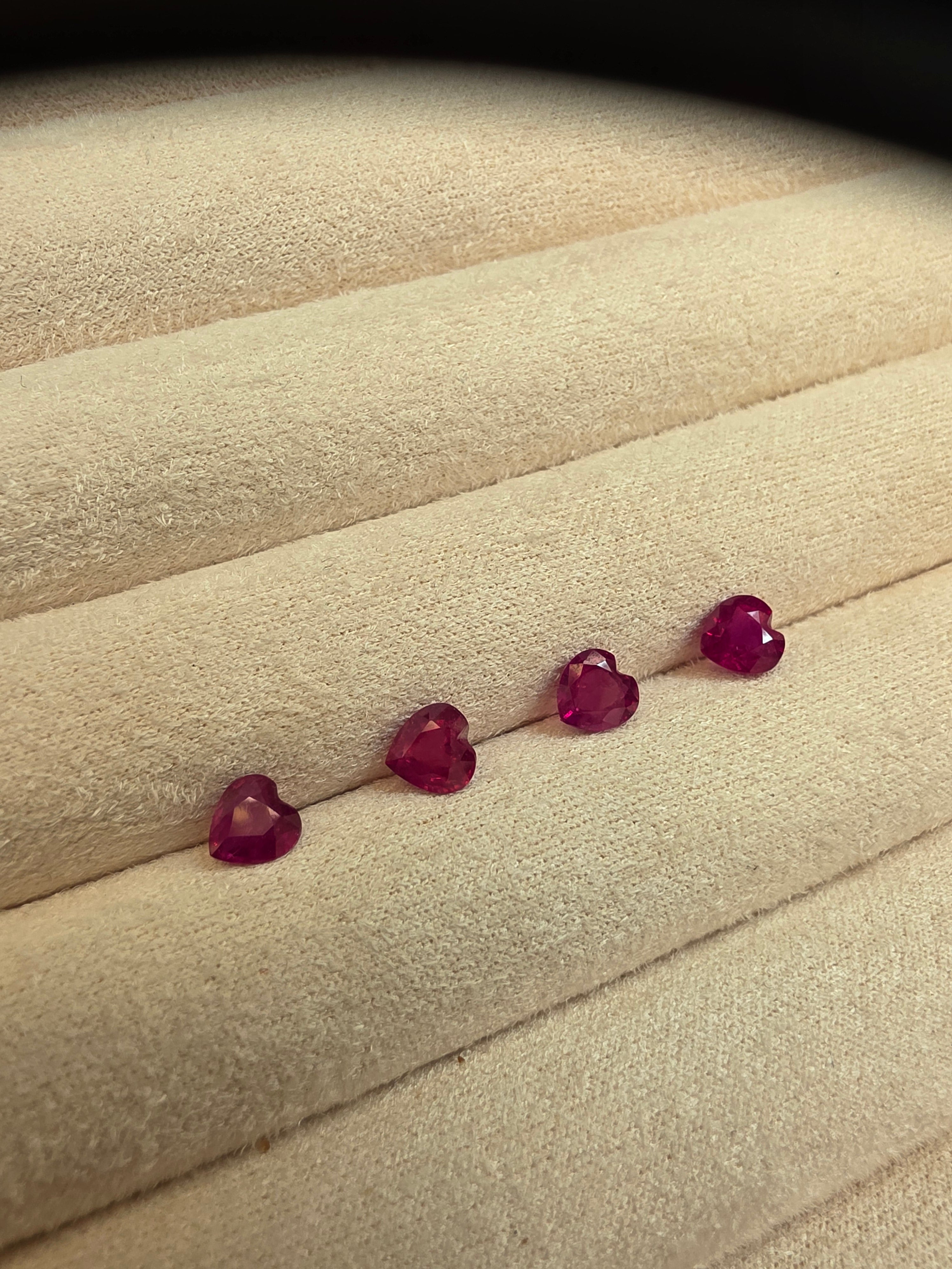 Rubi corazón Natural