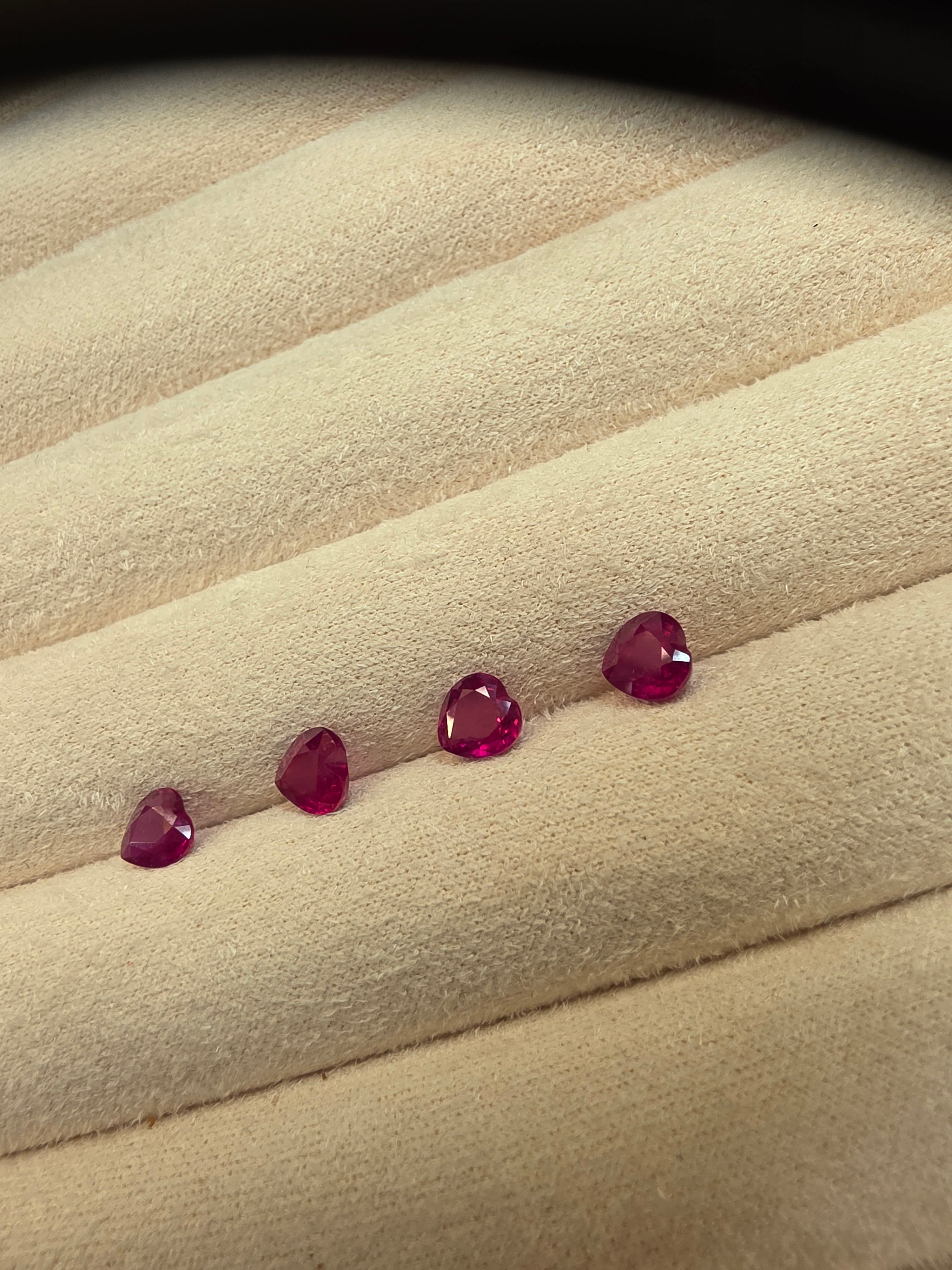 Rubi corazón Natural