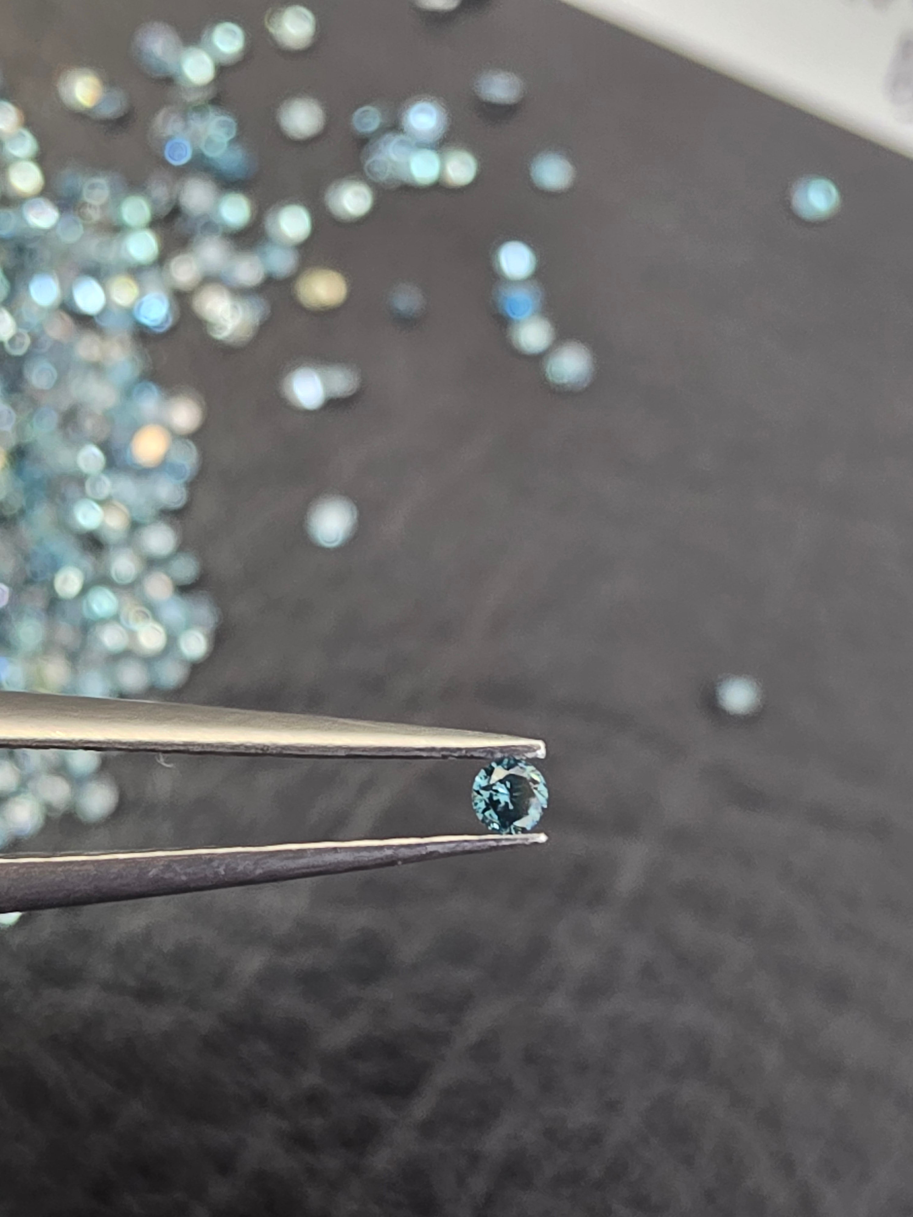 Diamante Natural 1,7mm Azul