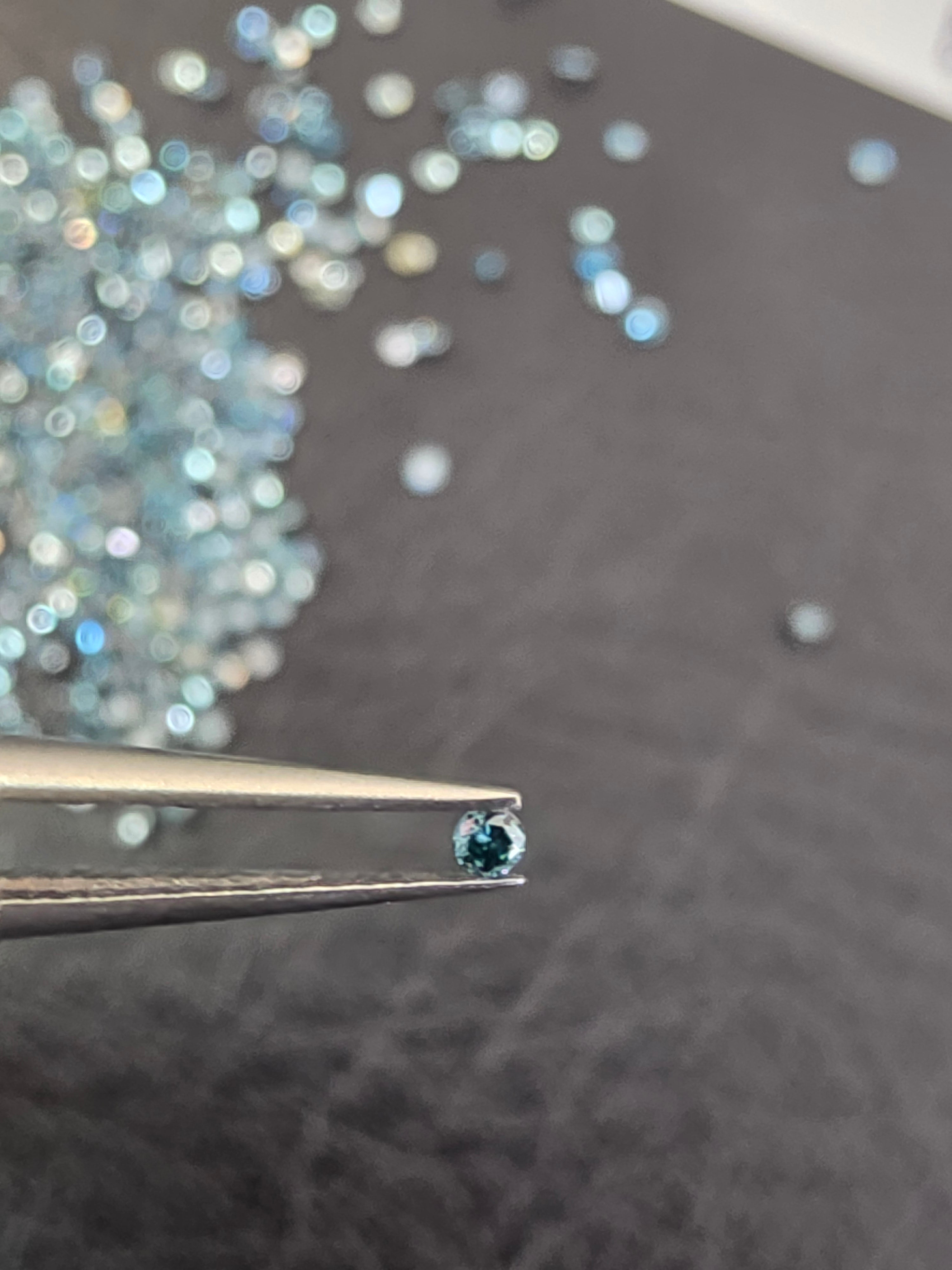 Diamante Natural 1,7mm Azul