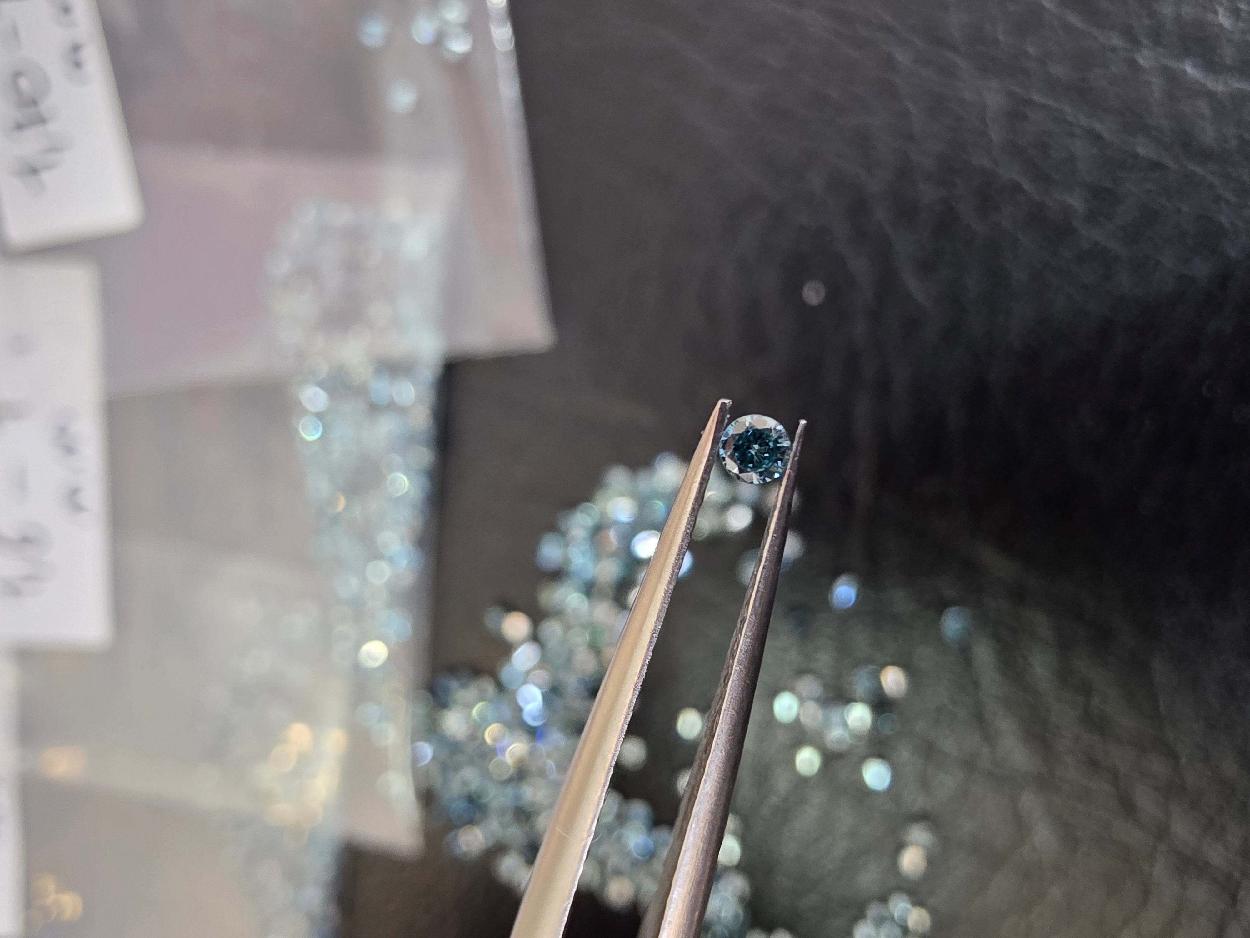 Diamante Natural 2,5mm Azul