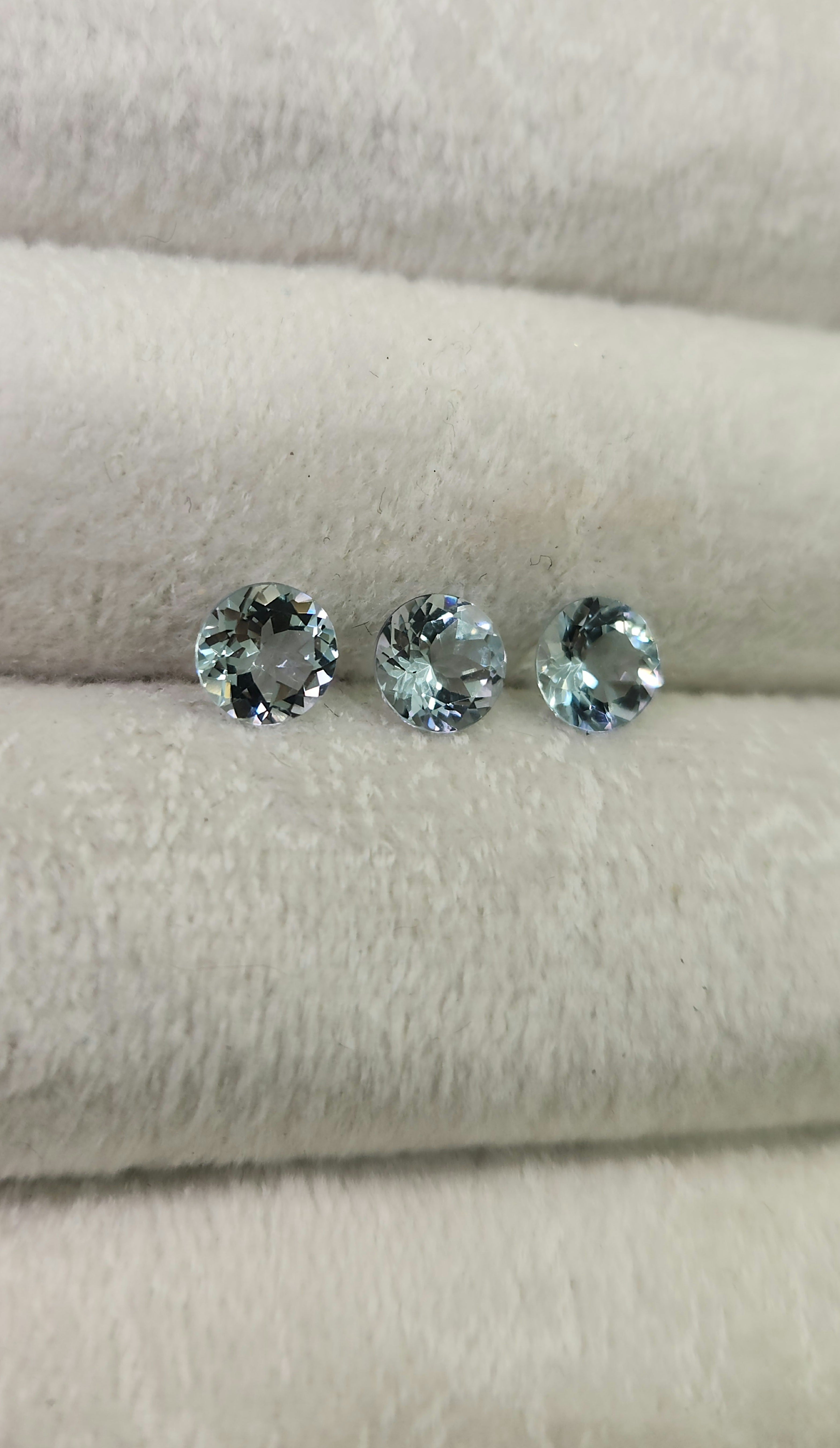 Aguamarina Natural 6 mm