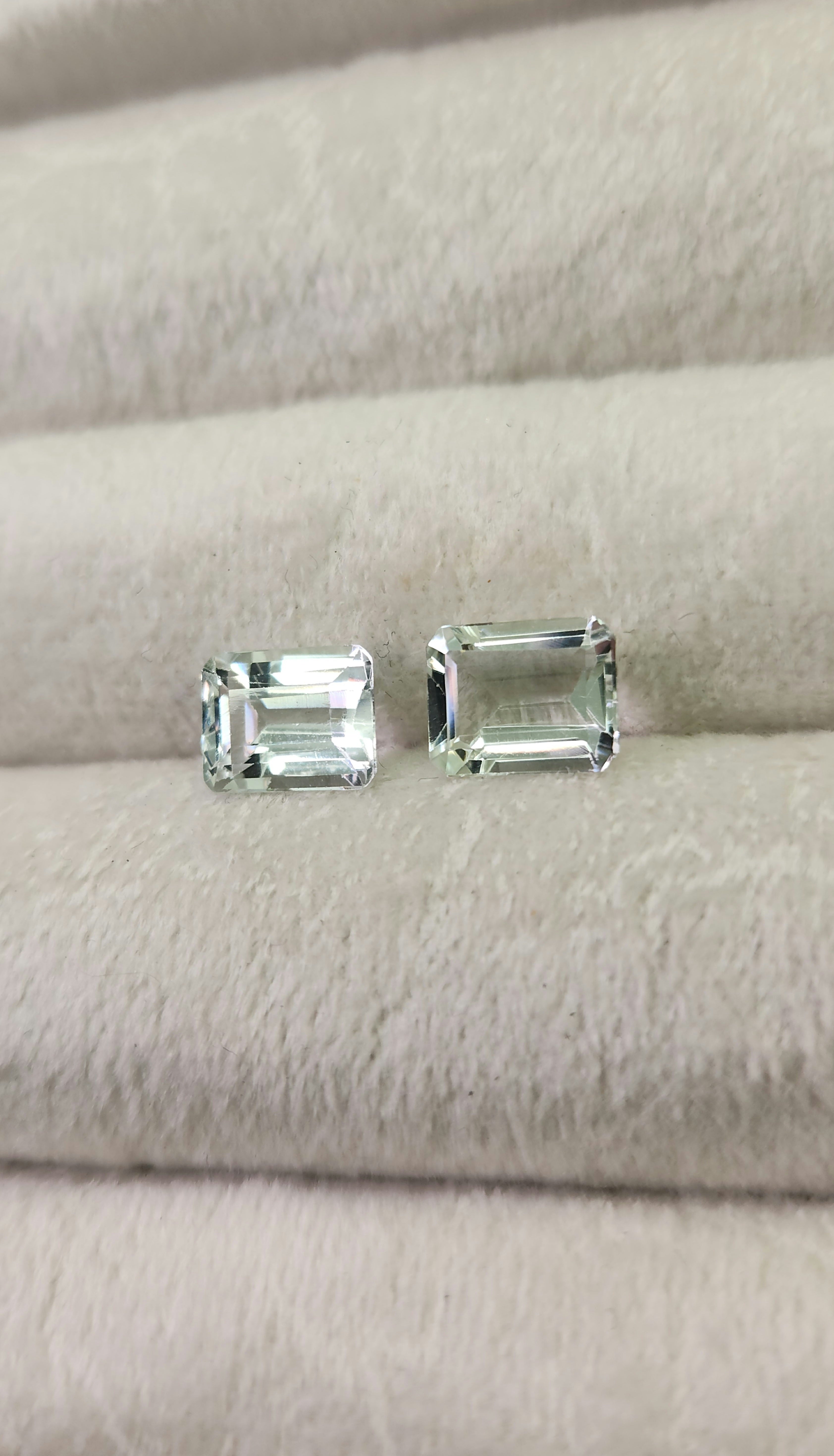 Aguamarina Natural  8.9 x 6.9 mm