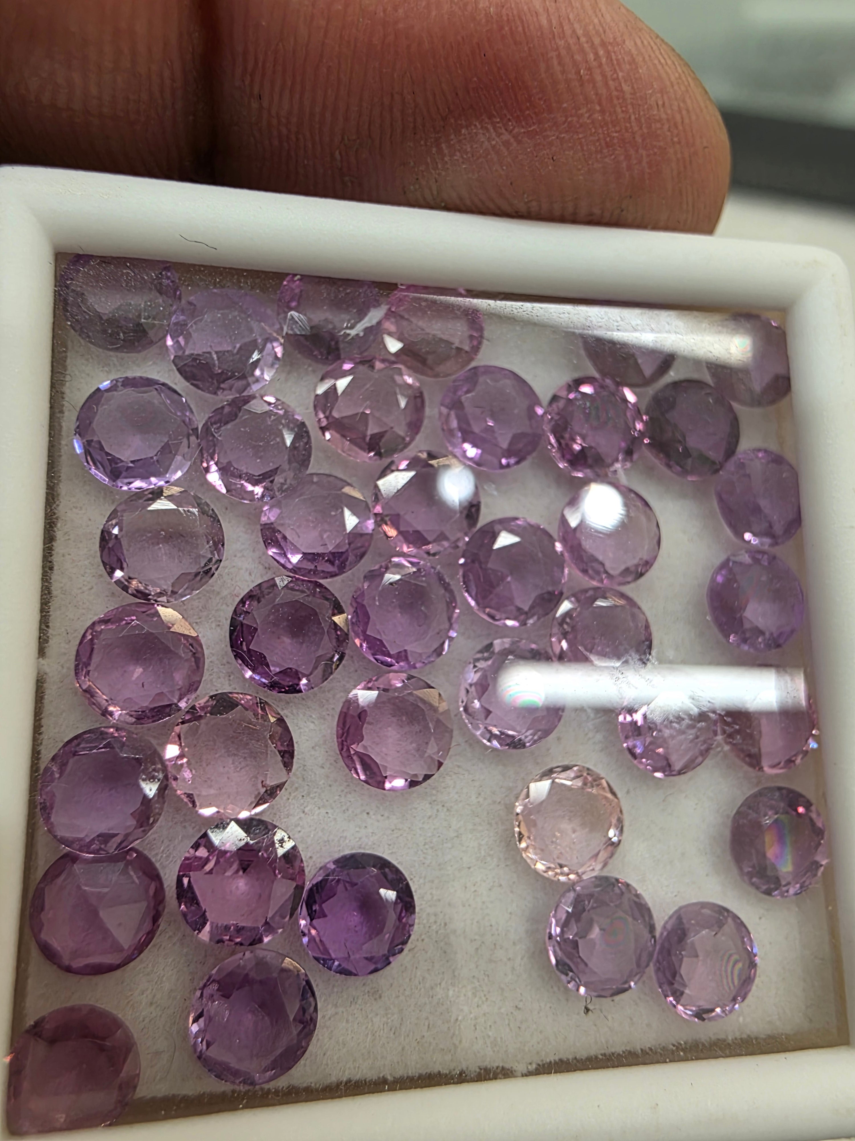 Zafiro Natural Rosa 4.60mm TE / Corte Redondo