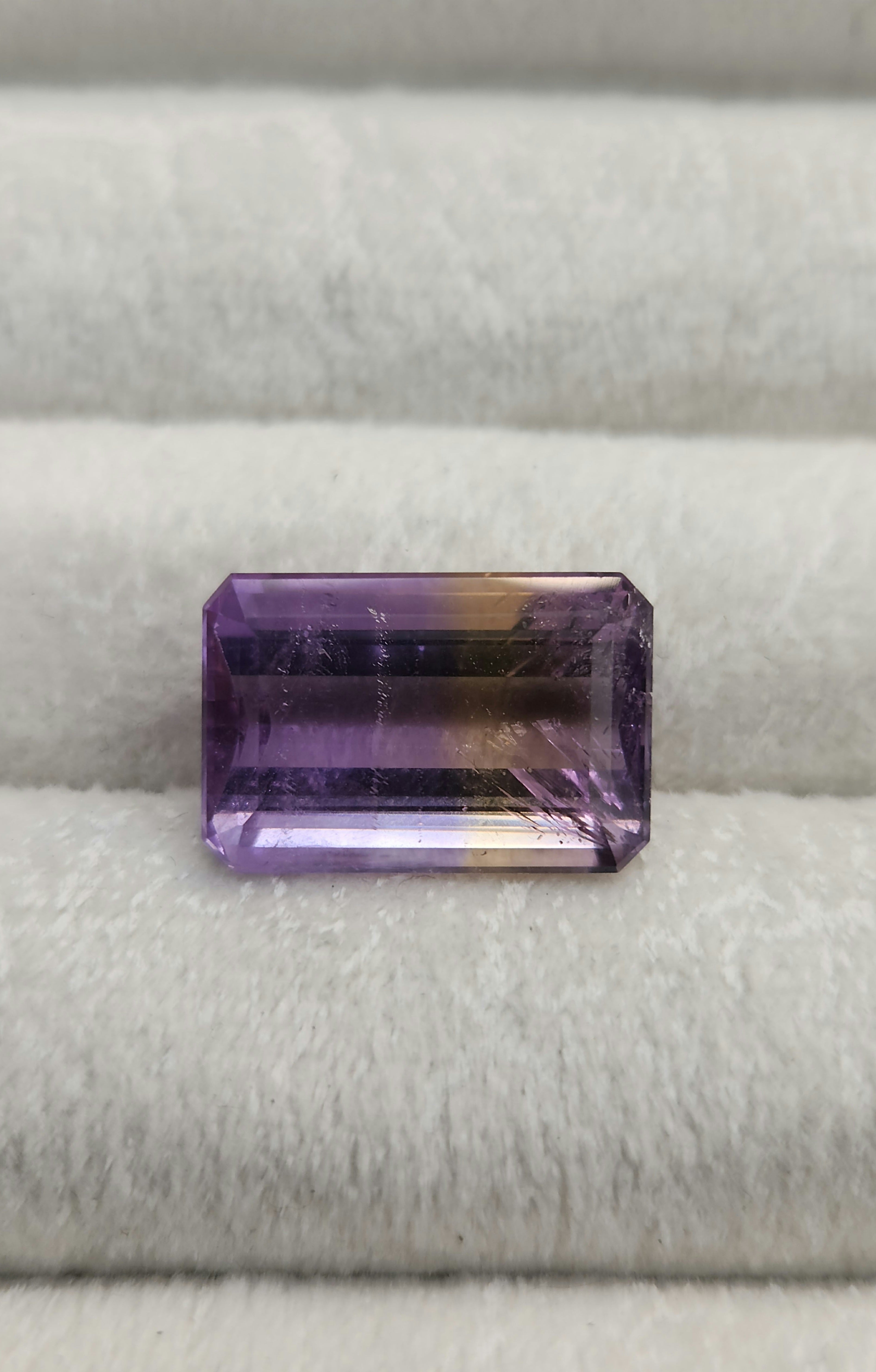 Ametrino Natural 18.66 x 17 mm/ Corte rectangular
