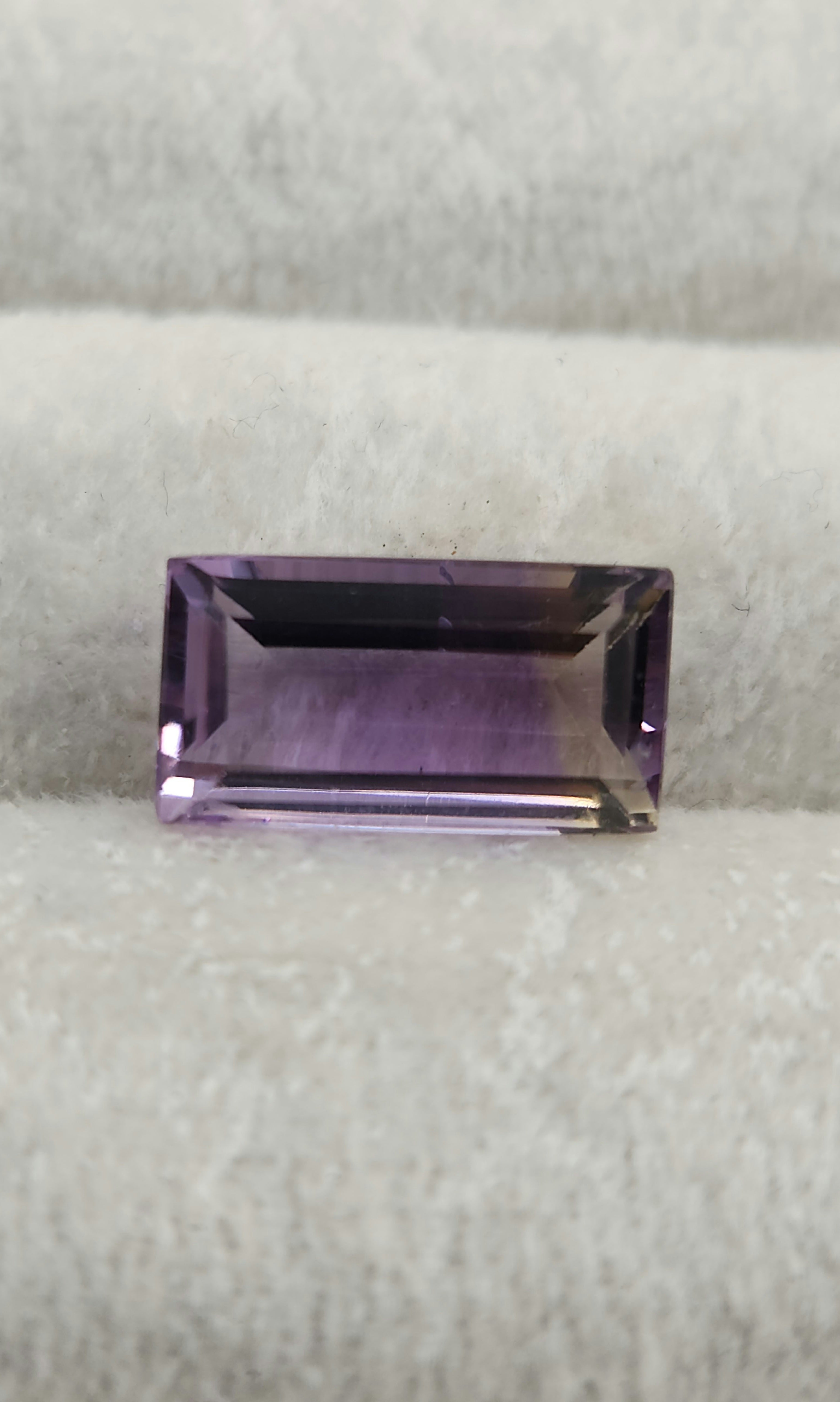 Ametrino Natural 14.84x 8.07mm /Corte rectangular
