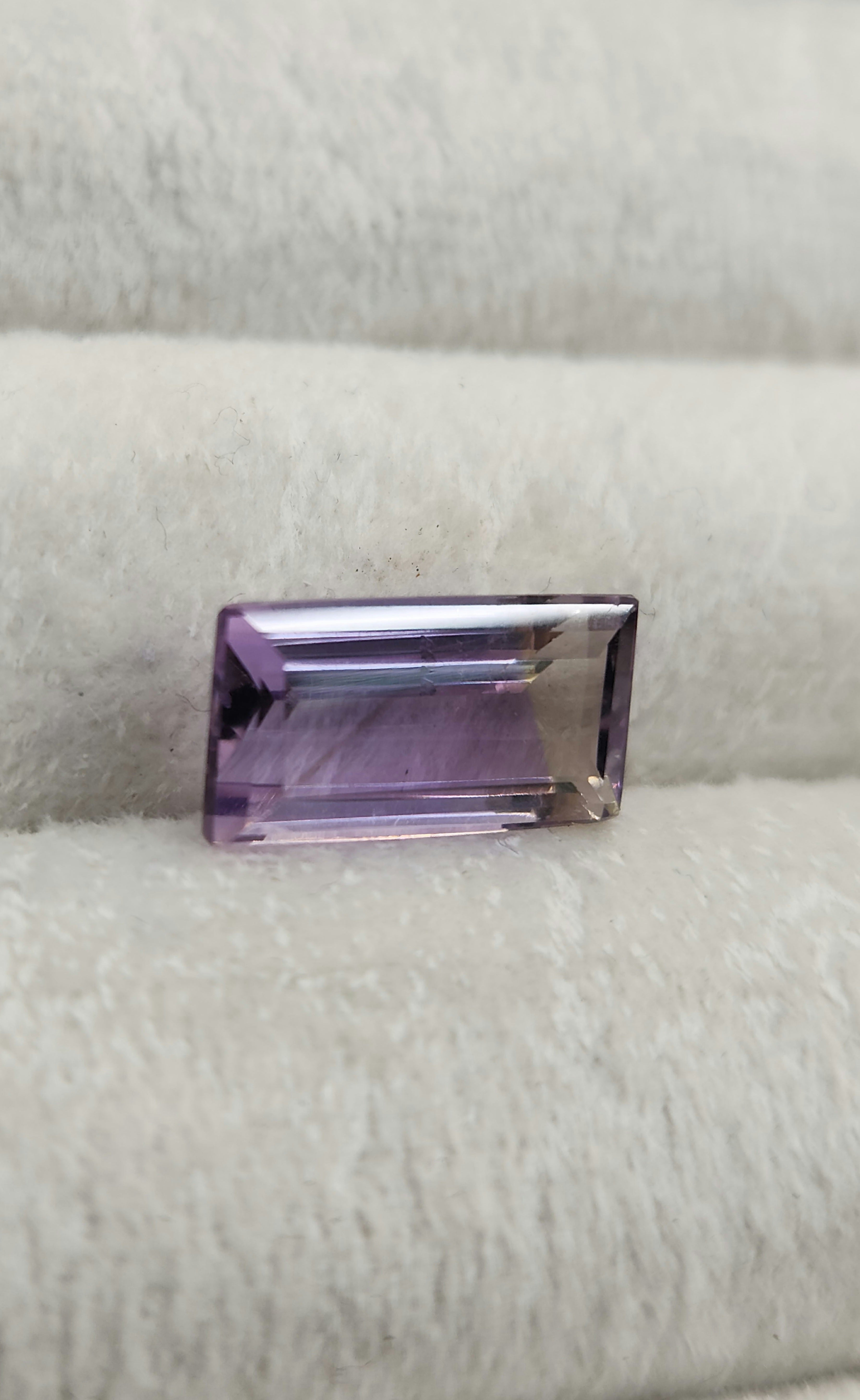 Ametrino Natural 14.84x 8.07mm /Corte rectangular