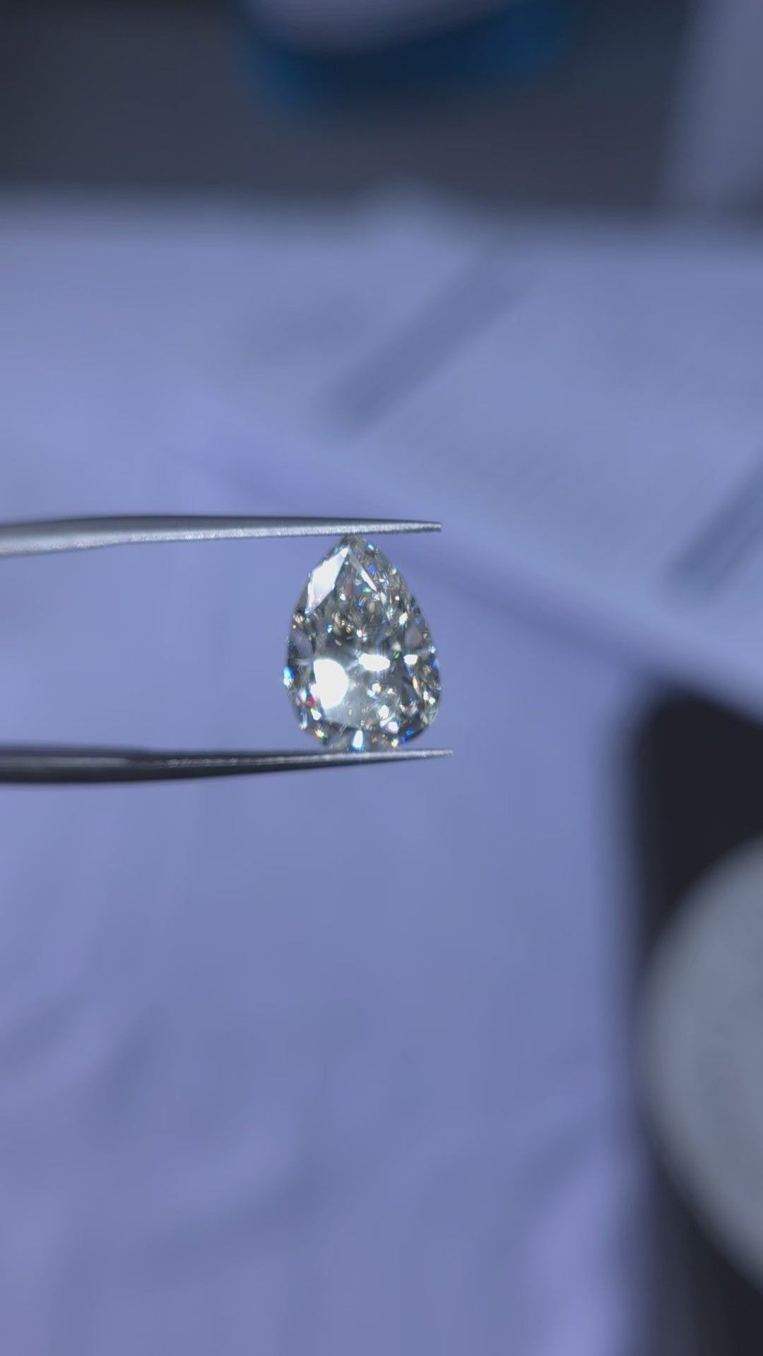 Diamante Natural 11m Corte Lagrima/ Color L /  calidad vs2