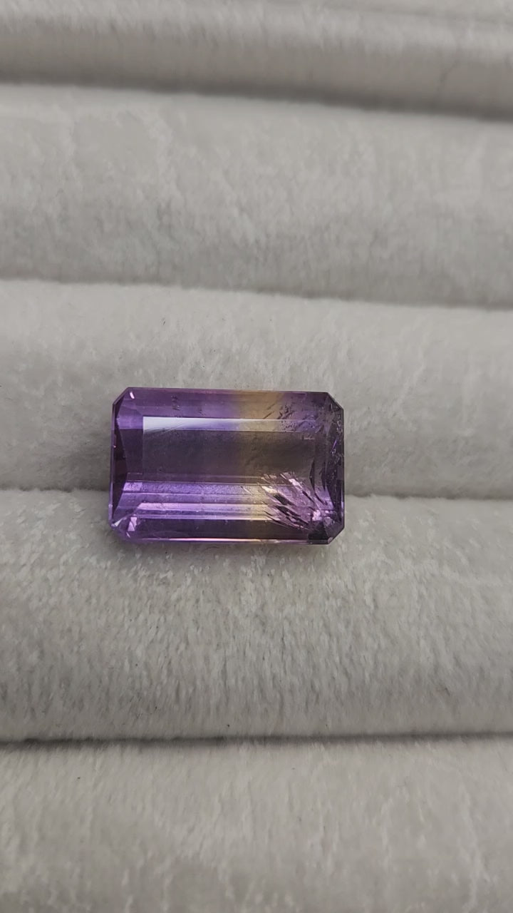 Ametrino Natural 18.66 x 17 mm/ Corte rectangular