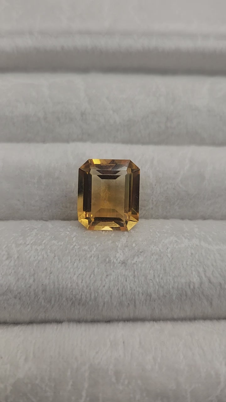 Citrino natural 14 x 12mm/ Corte rectangular