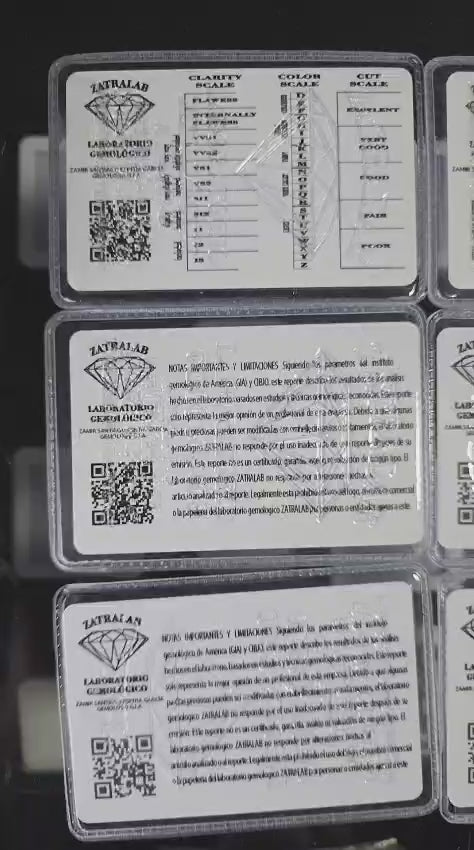 Certificación gemologica carnet