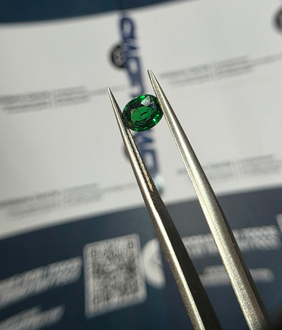Granate Tsavorita Natural - 0.56 ct