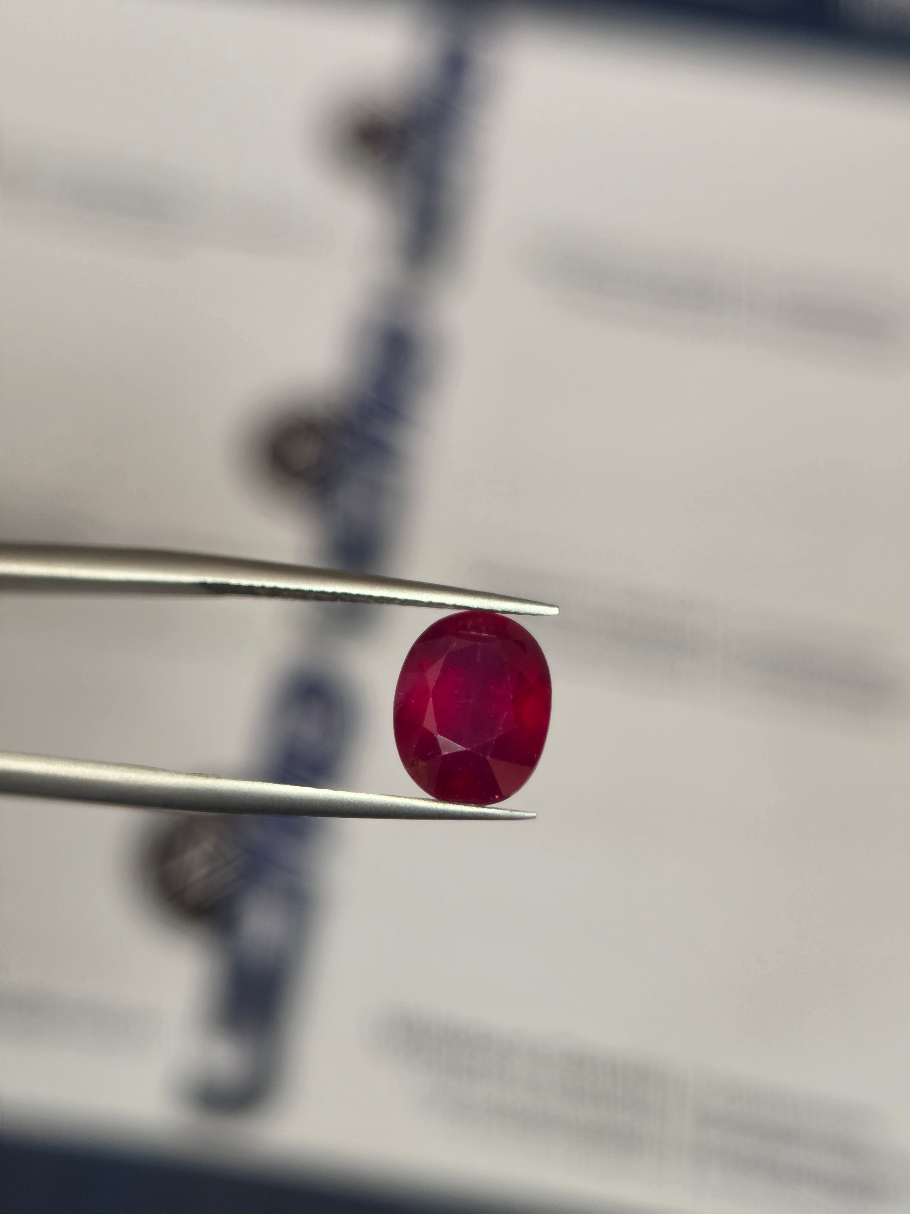 Rubí natural — 3.32 ct